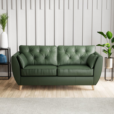 Marylin 3 Seater Leather Sofa
