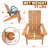 Adirondack Chair With Ottoman-71613261
