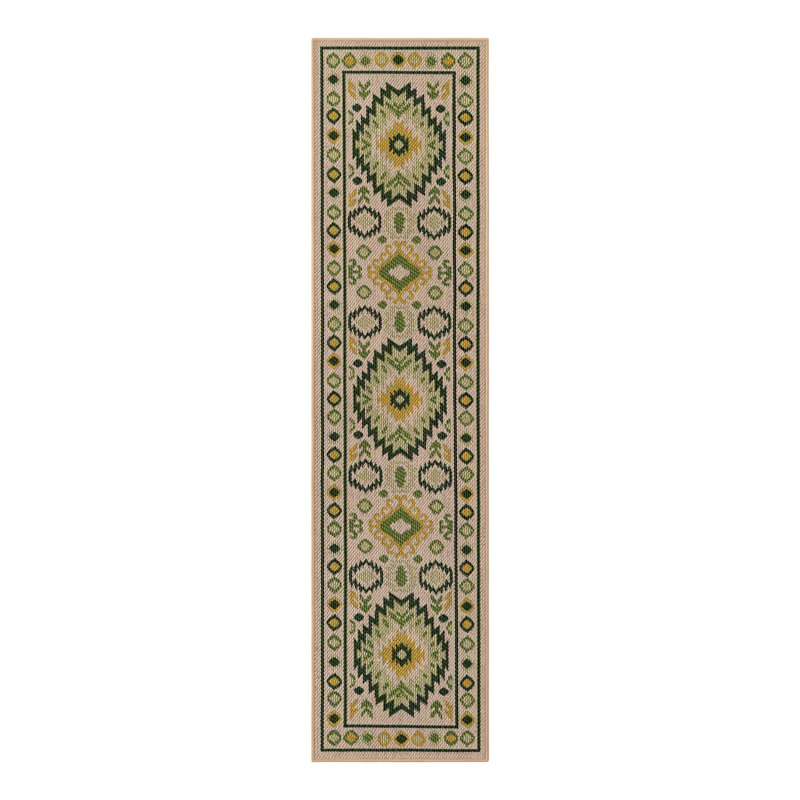 Jalapa Marlenia Indoor/Outdoor Area Rug, Tapis de couloir 2 pi x 8 pi