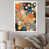 White Single Picture Framed