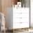 5 Drawer Dresser, With Gold Metal Handles-203294002