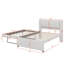 Lit plateforme double avec lit gigogne-107167759