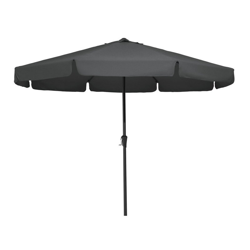 Parasol de patio drapé, Gris