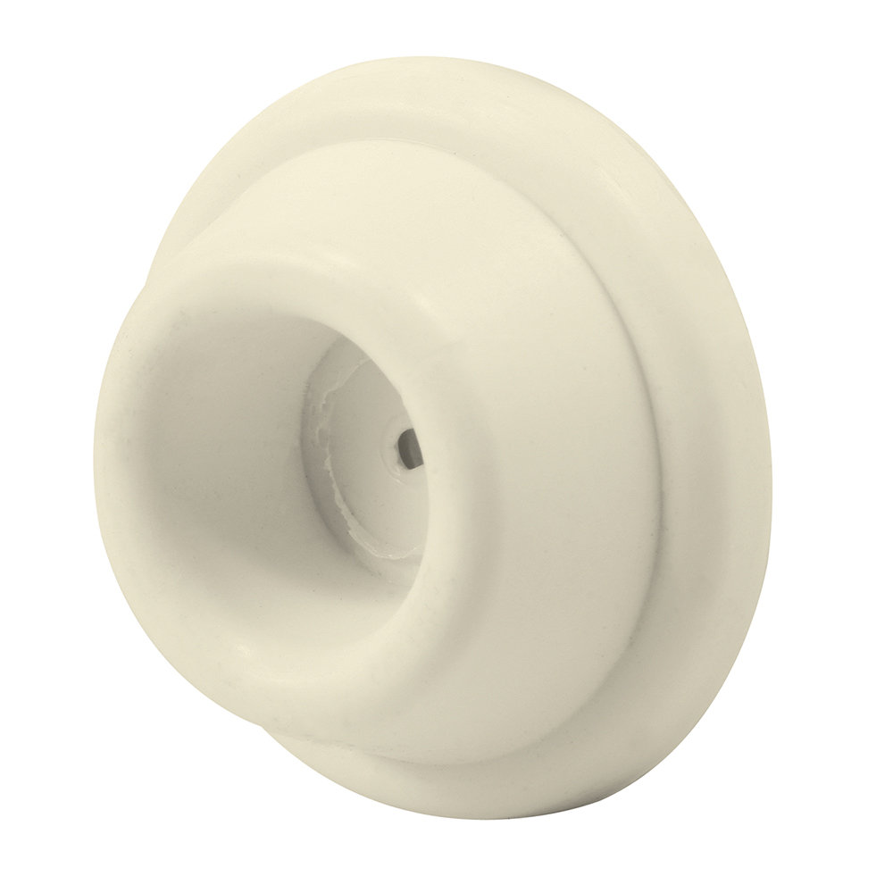 Door Bumper, Wall Mount, Self-Adhesive, Off White (Set of 2) Prime-Line