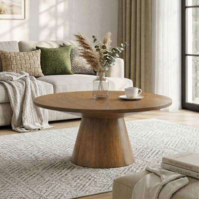 Astromeritis 36"W Round Pedestal Coffee Table