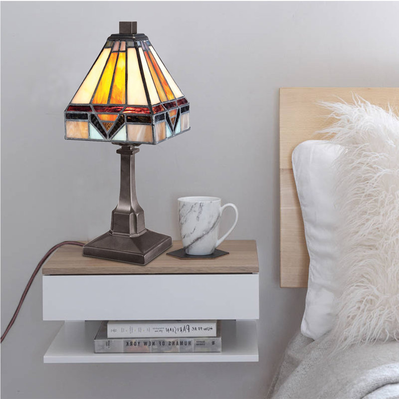Mini lampe de table en verre coloré Fine Art Lighting