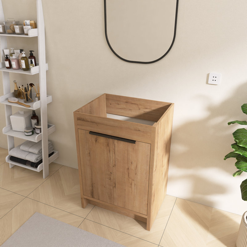 Meuble-lavabo autoportant simple de 24 po (61 cm) seulement, 24