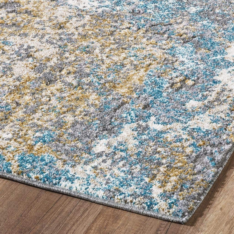 Reitz Abstract Indoor Rug, Rectangle 2'2" x 7'4"