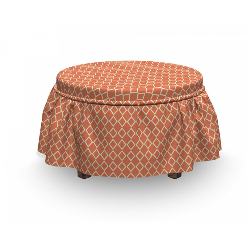 Box Cushion Ottoman Slipcover