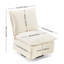 Fauteuil pivotant en chenille ergonomique pour un soutien rempli de mousse-445964240