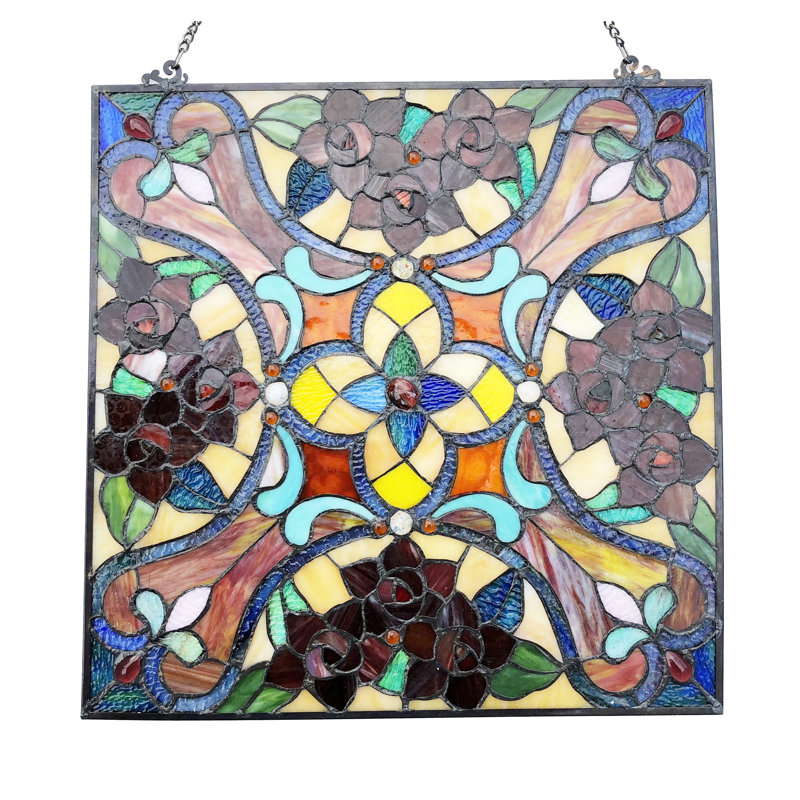 Panneau de vitrail tiffany