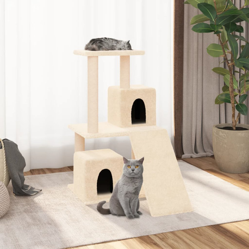 82cm H Cat Tree, Cream