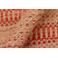Tapis de couloir rouge / beige / rose en laine noué à la main 3 pi 5 po x 7 pi 1 po Reisa