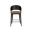 DEZIRAE COUNTER STOOL - BLACK - COGNAC LEATHER-359296378-359296379