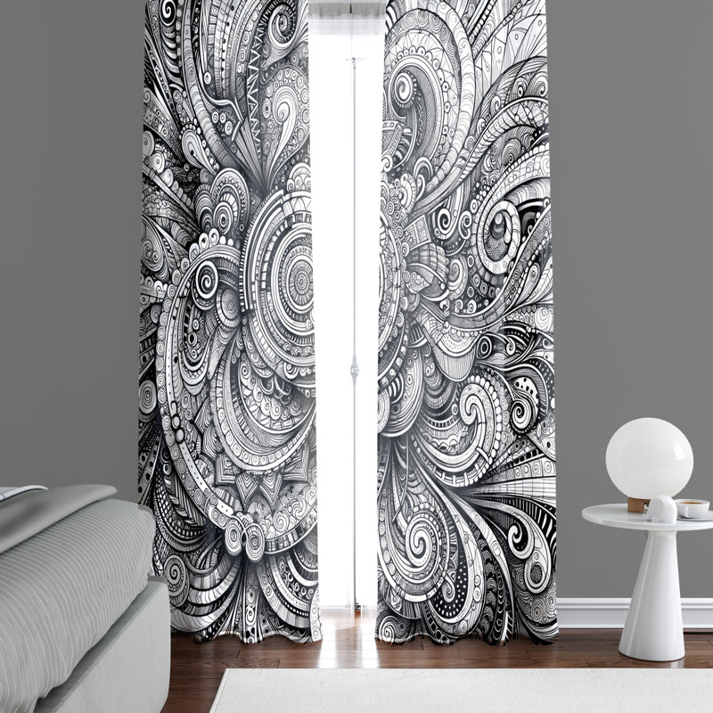 Window Curtains, 56" W x 78" L