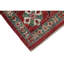 Tapis unique rouge, bleu et beige de 7 pi 11 po x 10 pi
