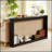 70.1 Inch Corrugated Texture Storage Table For Narrow Spaces, Sturdy And Durable Wooden Console Sofa Table-320950420