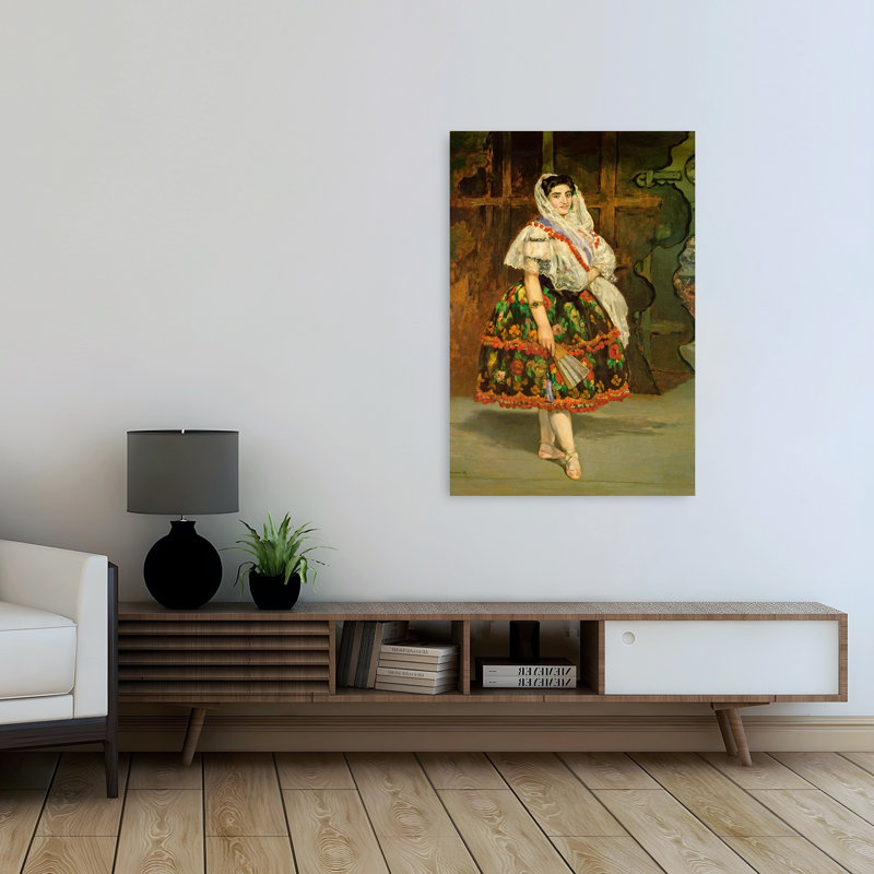 Lola de Valence, 1862, portrait impressionniste contemporain, estampe murale urbaine, H 48 po x l 32 po