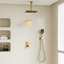 Système de douche thermostatique double à 3 fonctions avec 3 jets d'eau Rainfall Symphony-88543404