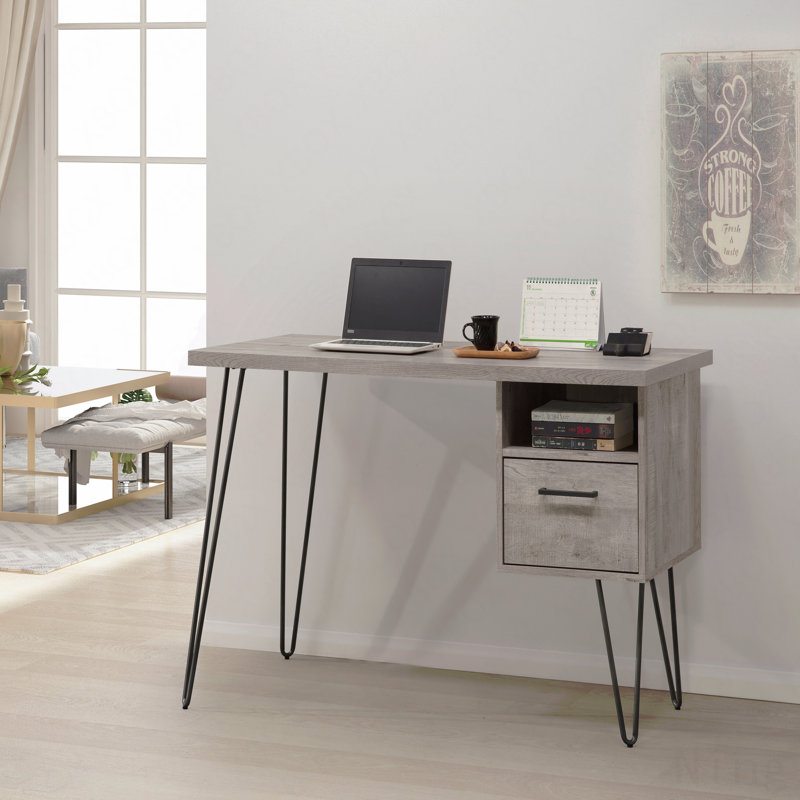 Gray Oak Desk