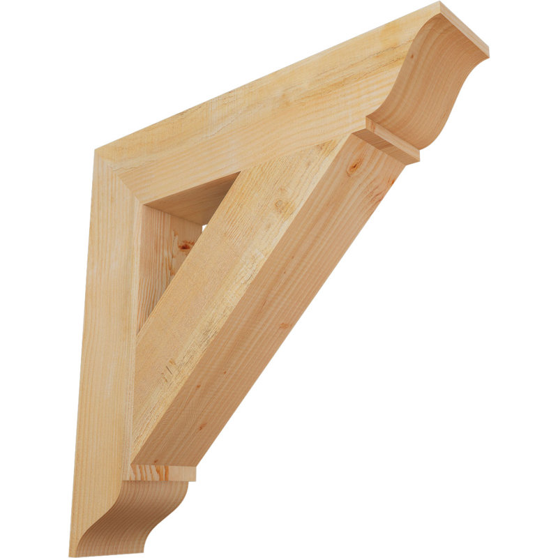 Support traditionnel, H 30 po x l 6 po x P 30 po, Douglas (sciage brut)