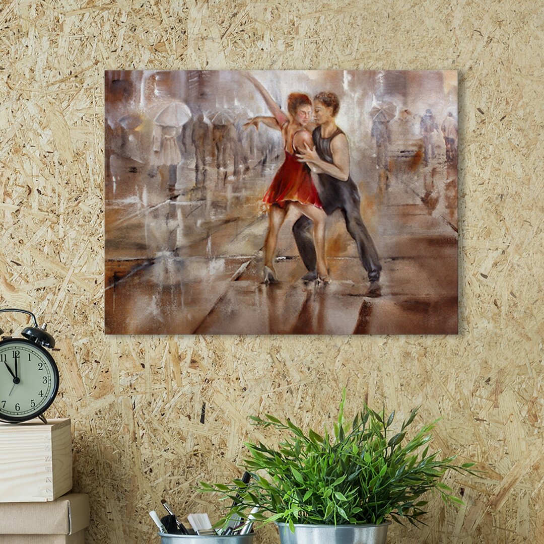 Leinwandbild Dancing in the Rain von Annette Schmucker