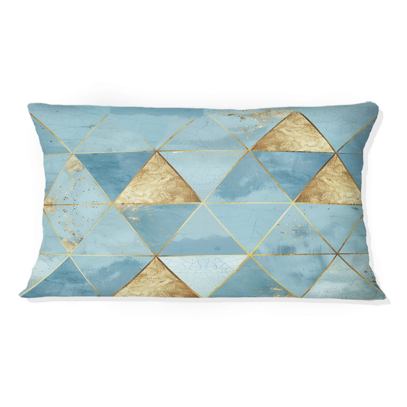 Triangle Glam I - Glam Lumbar Pillow