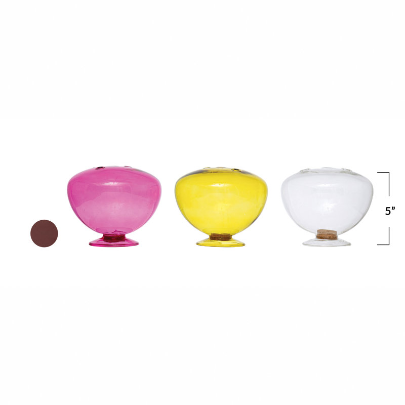 Glass Fireplace Tool Set