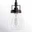 Luminaire suspendu en forme de cloche à 1 lumière Shameka-56056511