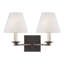 Ralph Lauren Evans Double Arm Sconce-1446739050