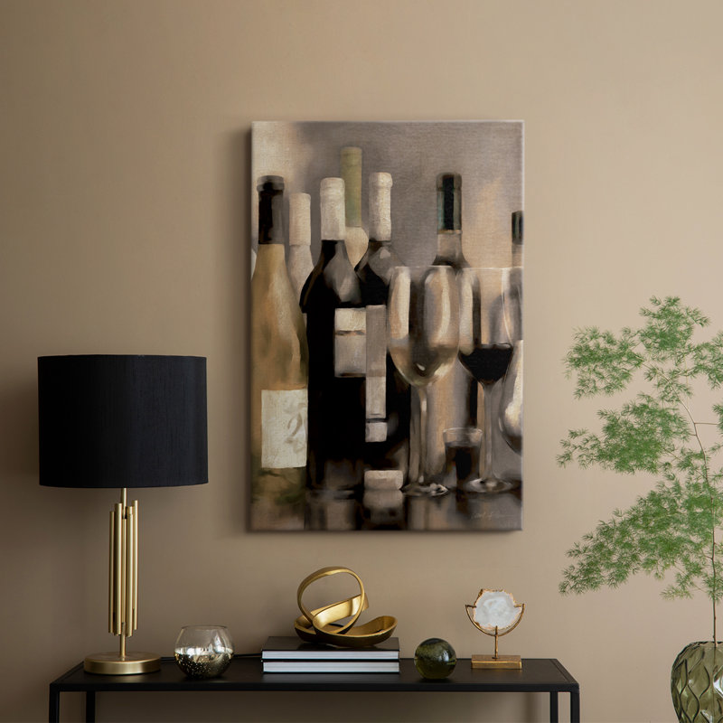 Wine Shelf I -Gallery Wrapped Cavas