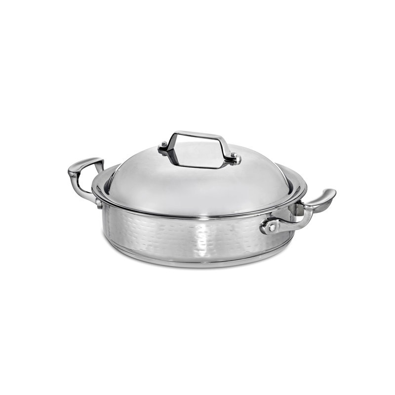 Marmite en acier inoxydable avec couvercle Bon Chef Cucina, 4 pte