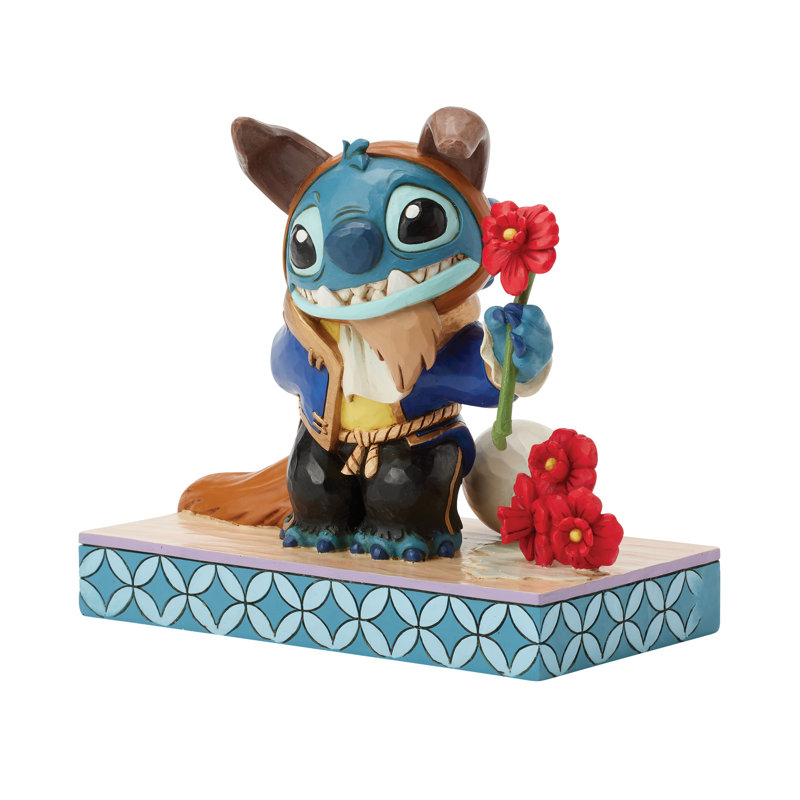 Figurine Disney Traditions par Jim Shore, Halloween Lilo et Stitch habillée en bête