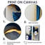 «Abstract Geode», reproduction d'art sur toile abstraite bleue-989421085-989421092-989421093