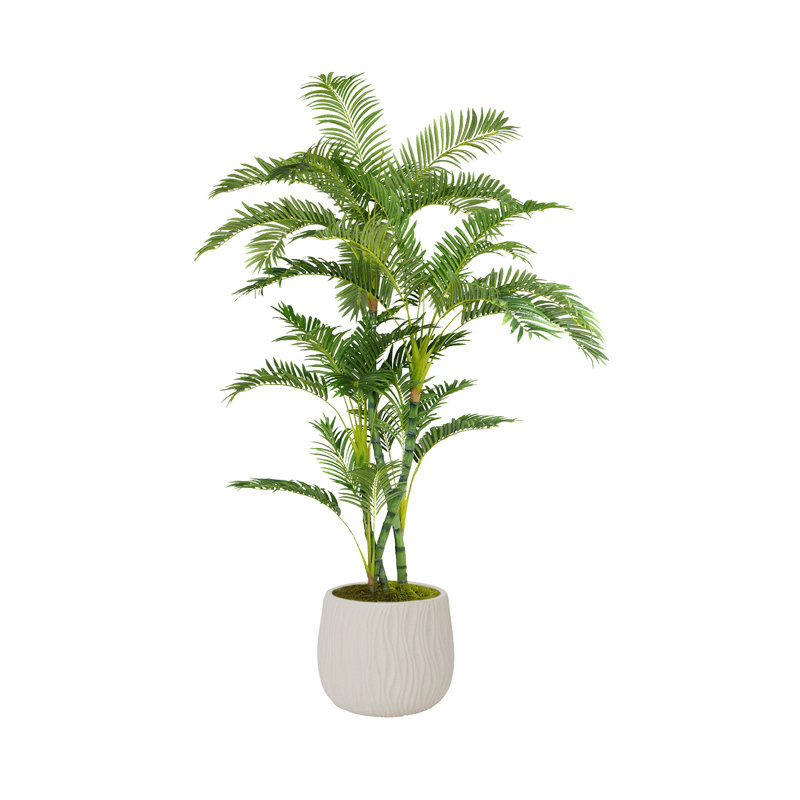 Pot à fleurs 76,6 po Palmier artificiel en coquillage