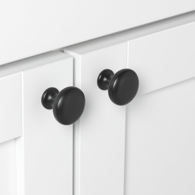 Mushroom Knob, Matte Black