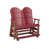 Scarlet Red Top/Antique Mahogany Base sélectionné