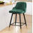 Swivel Upholstered 26"/29" Counter & Bar Stool With Solid Metal Frame and Velvet Back-1108902019-1125635294