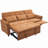 82" 2-In-1 Convertible Sofa Bed With Reversible Recliner, 3-Seater Sleeper Sofa For Living Room-1485967424
