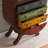 Vintage Painted Small Solid Wood Accent Chest