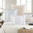 Luxurious Aqua Bedding Sets, Polyester Jacquard For Home Comfort
