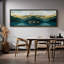 Peaceful Mountain Reflections Landscape, reproduction d'art sur toile-98042279-111176732