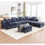 Canapé modulaire en L 7 pièces Bennett-218008415