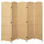 247.5Cm W x 180Cm H 5 - Panel Bamboo / Rattan Room Divider