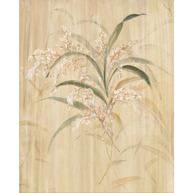 «Bamboo Blossoms» par Cheri Blum, art mural sur toile, H 20 po x l 16 po x P 0,75 po, Aucun mat, Toile tendue