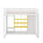 Twin Size Wood Loft Bed With Wardrobe, Shelves And Cabinet-41436624