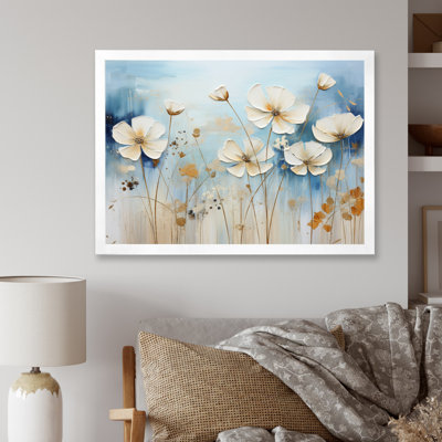 Collage de prairie sur toile