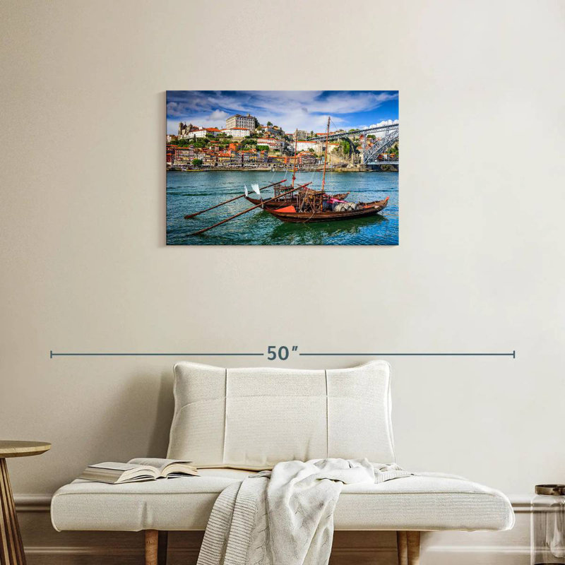 Hannes Douro River Fishing Boats, 20" H x 30" W