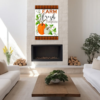 Art contemporain contemporain, paysage d'automne abstrait rustique moderne