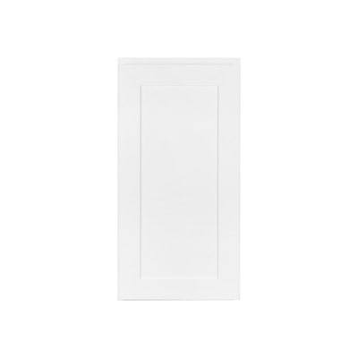 Koville W1530 White Shaker Wall Cabinet With Plywood Box